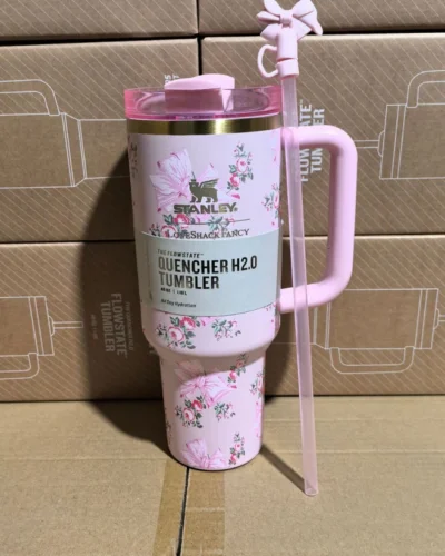 1200ml Flower Printed Tumbler