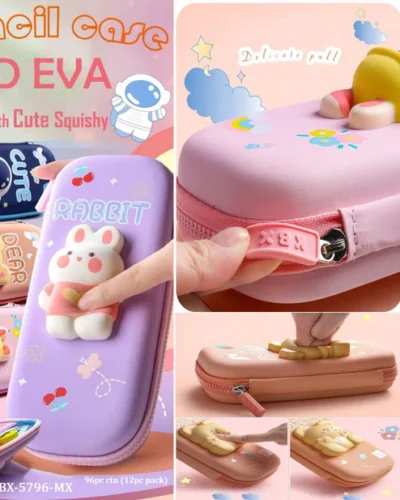 Squishy Rabbit Theme Pencil Box
