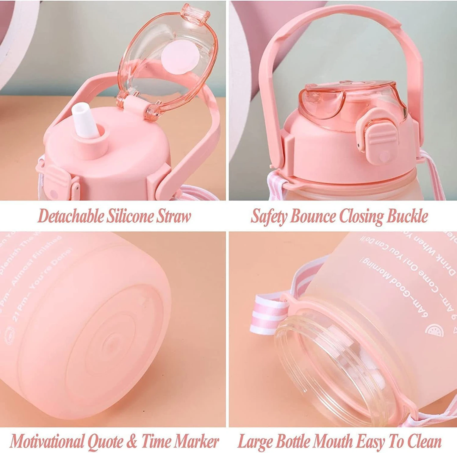 Quotes Printed Water Bottle For Boys and Girls