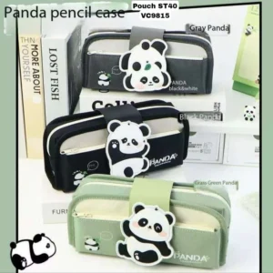 Cute Panda Pencil Box for Kids